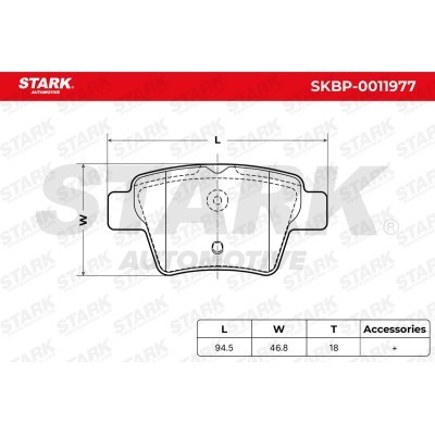 Brake Pads Set Stark SKBP-0011977 SKBP-0011977 - photo 8