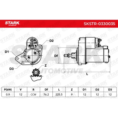Starter Stark SKSTR-0330035 SKSTR-0330035 - photo 6