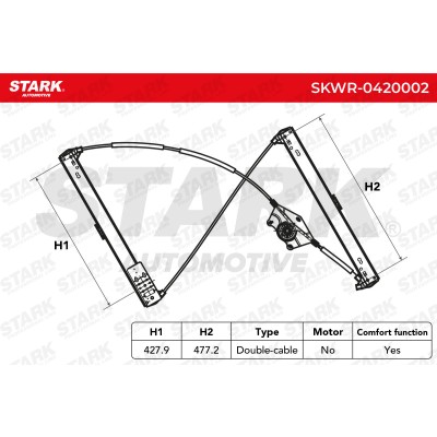 Window Regulator Stark SKWR-0420002 SKWR-0420002 - photo 7