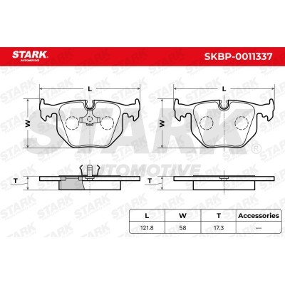 Brake Pads Set Stark SKBP-0011337 SKBP-0011337 - photo 4