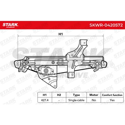 Window Regulator Stark SKWR-0420572 SKWR-0420572 - photo 5