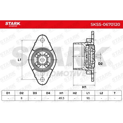 Strut Support Bearing Front Stark SKSS-0670120 SKSS-0670120 - photo 9