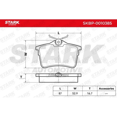 Brake Pads Set Stark SKBP-0010385 SKBP-0010385 - photo 4