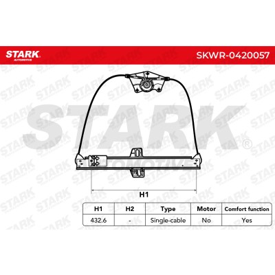 Window Regulator Stark SKWR-0420057 SKWR-0420057 - photo 6