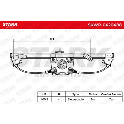 Window Regulator Stark SKWR-0420488 SKWR-0420488 - photo 5