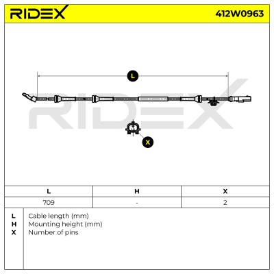 ABS Sensor RIDEX 412W0963 412W0963 - photo 6