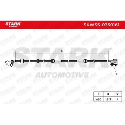 ABS Sensor Stark SKWSS-0350161 SKWSS-0350161 - photo 6