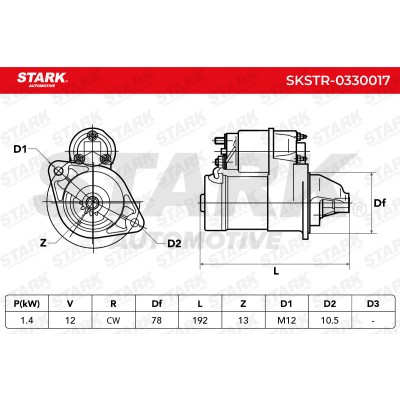 Starter Stark SKSTR-0330017 SKSTR-0330017 - photo 7