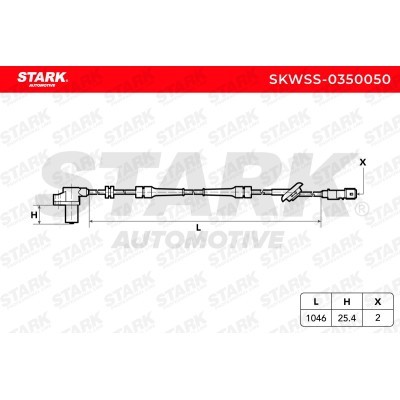 ABS Sensor Stark SKWSS-0350050 SKWSS-0350050 - photo 2