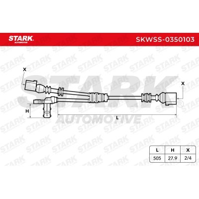 ABS Sensor Stark SKWSS-0350103 SKWSS-0350103 - photo 7