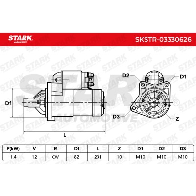 Starter Stark SKSTR-03330626 SKSTR-03330626 - photo 6