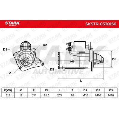 Starter Stark SKSTR-0330156 SKSTR-0330156 - photo 6