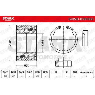 Wheel Bearing Stark SKWB-0180560 SKWB-0180560 - photo 3