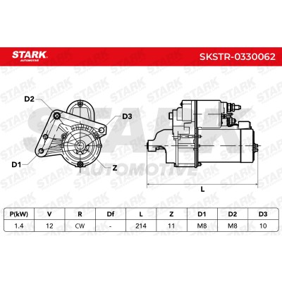 Starter Stark SKSTR-0330062 SKSTR-0330062 - photo 7