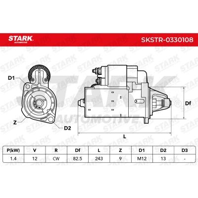 Starter Stark SKSTR-0330108 SKSTR-0330108 - photo 6