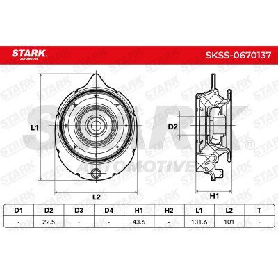 Strut Support Bearing Front Stark SKSS-0670137 SKSS-0670137 - photo 5
