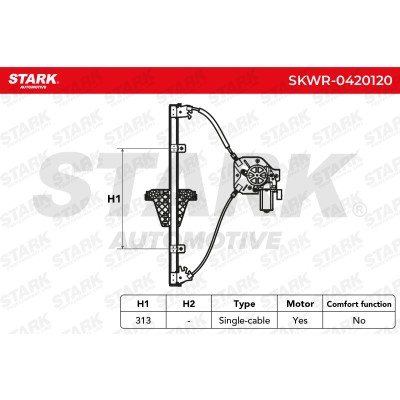 Window Regulator Stark SKWR-0420120 SKWR-0420120 - photo 5
