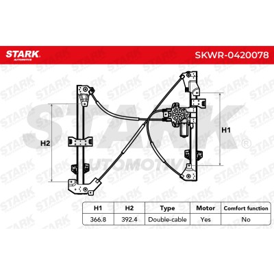 Window Regulator Stark SKWR-0420078 SKWR-0420078 - photo 8