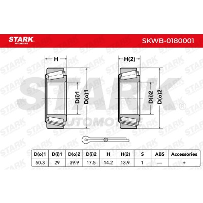 Wheel Bearing Stark SKWB-0180001 SKWB-0180001 - photo 5