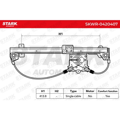 Window Regulator Stark SKWR-0420407 SKWR-0420407 - photo 6