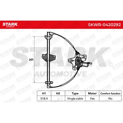 Window Regulator Stark SKWR-0420292 SKWR-0420292 - photo 6