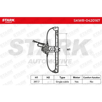 Window Regulator Stark SKWR-0420167 SKWR-0420167 - photo 9