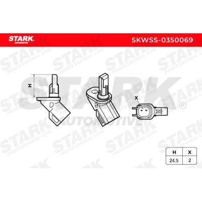 ABS Sensor Stark SKWSS-0350069 SKWSS-0350069 - photo 4