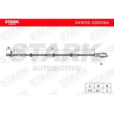 ABS Sensor Stark SKWSS-0350164 SKWSS-0350164 - photo 6