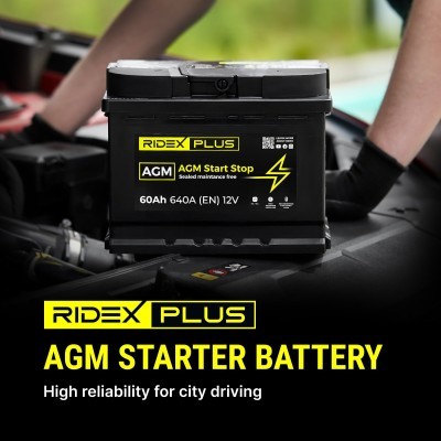 Starter Battery RIDEX 1S0007P 1S0007P - photo 7