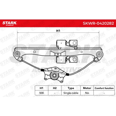 Window Regulator Stark SKWR-0420282 SKWR-0420282 - photo 5