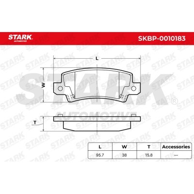Brake Pads Set Stark SKBP-0010183 SKBP-0010183 - photo 3