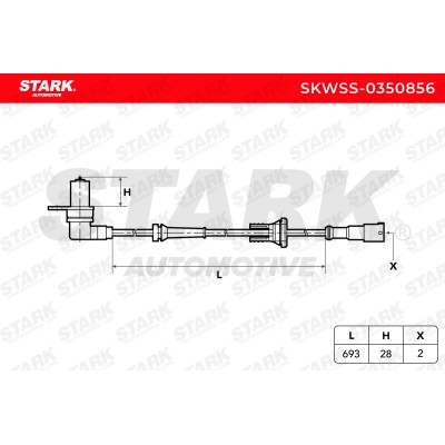 ABS Sensor Stark SKWSS-0350856 SKWSS-0350856 - photo 6