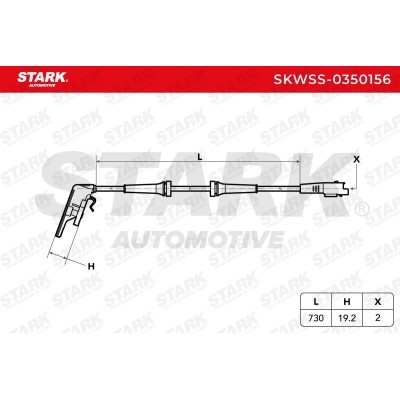 ABS Sensor Stark SKWSS-0350156 SKWSS-0350156 - photo 8