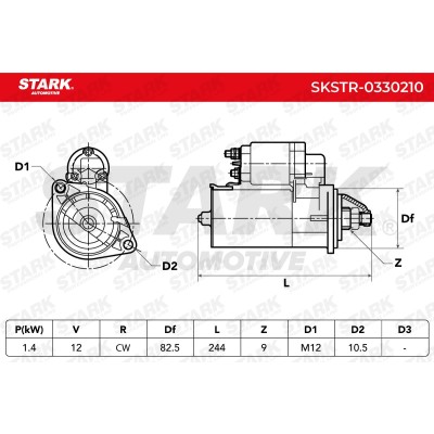 Starter Stark SKSTR-0330210 SKSTR-0330210 - photo 7