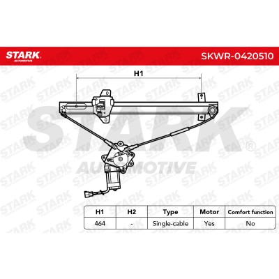 Window Regulator Stark SKWR-0420510 SKWR-0420510 - photo 6