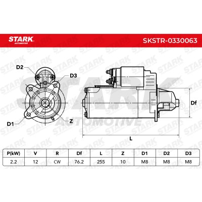 Starter Stark SKSTR-0330063 SKSTR-0330063 - photo 7