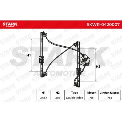 Window Regulator Stark SKWR-0420007 SKWR-0420007 - photo 7