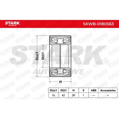 Wheel Bearing Stark SKWB-0180563 SKWB-0180563 - photo 3