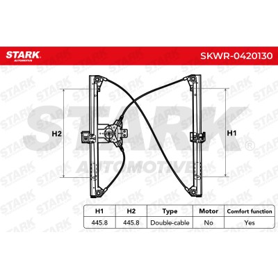 Window Regulator Stark SKWR-0420130 SKWR-0420130 - photo 5