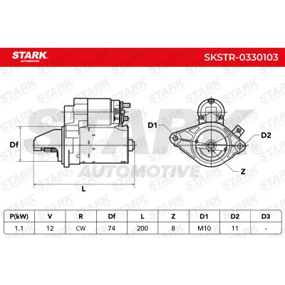Starter Stark SKSTR-0330103 SKSTR-0330103 - photo 7