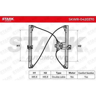Window Regulator Stark SKWR-0420370 SKWR-0420370 - photo 7