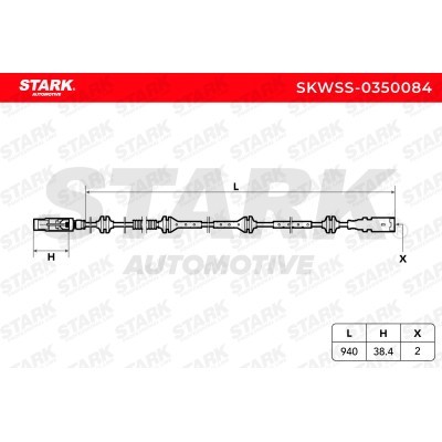 ABS Sensor Stark SKWSS-0350084 SKWSS-0350084 - photo 6
