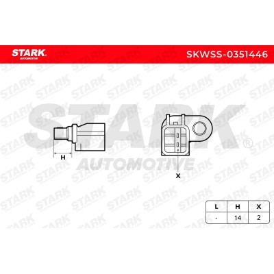 ABS Sensor Stark SKWSS-0351446 SKWSS-0351446 - photo 6