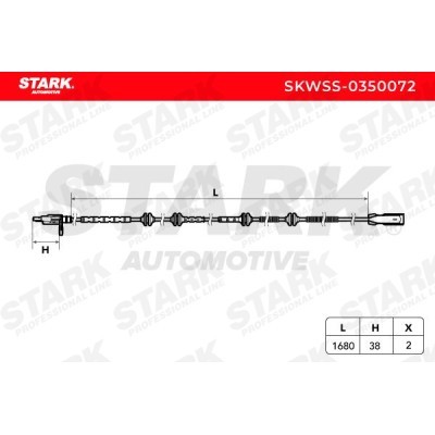 ABS Sensor Stark SKWSS-0350072 SKWSS-0350072 - photo 3