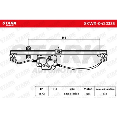Window Regulator Stark SKWR-0420335 SKWR-0420335 - photo 5