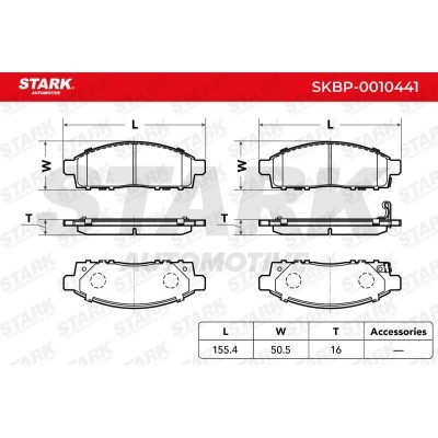 Brake Pads Set Stark SKBP-0010441 SKBP-0010441 - photo 4