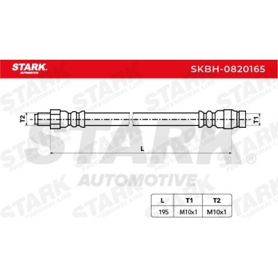 Brake Hose Stark SKBH-0820165 SKBH-0820165 - photo 3