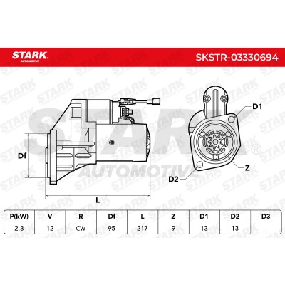 Starter Stark SKSTR-03330694 SKSTR-03330694 - photo 6