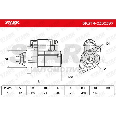 Starter Stark SKSTR-0330397 SKSTR-0330397 - photo 6