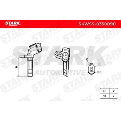 ABS Sensor Stark SKWSS-0350090 SKWSS-0350090 - photo 3